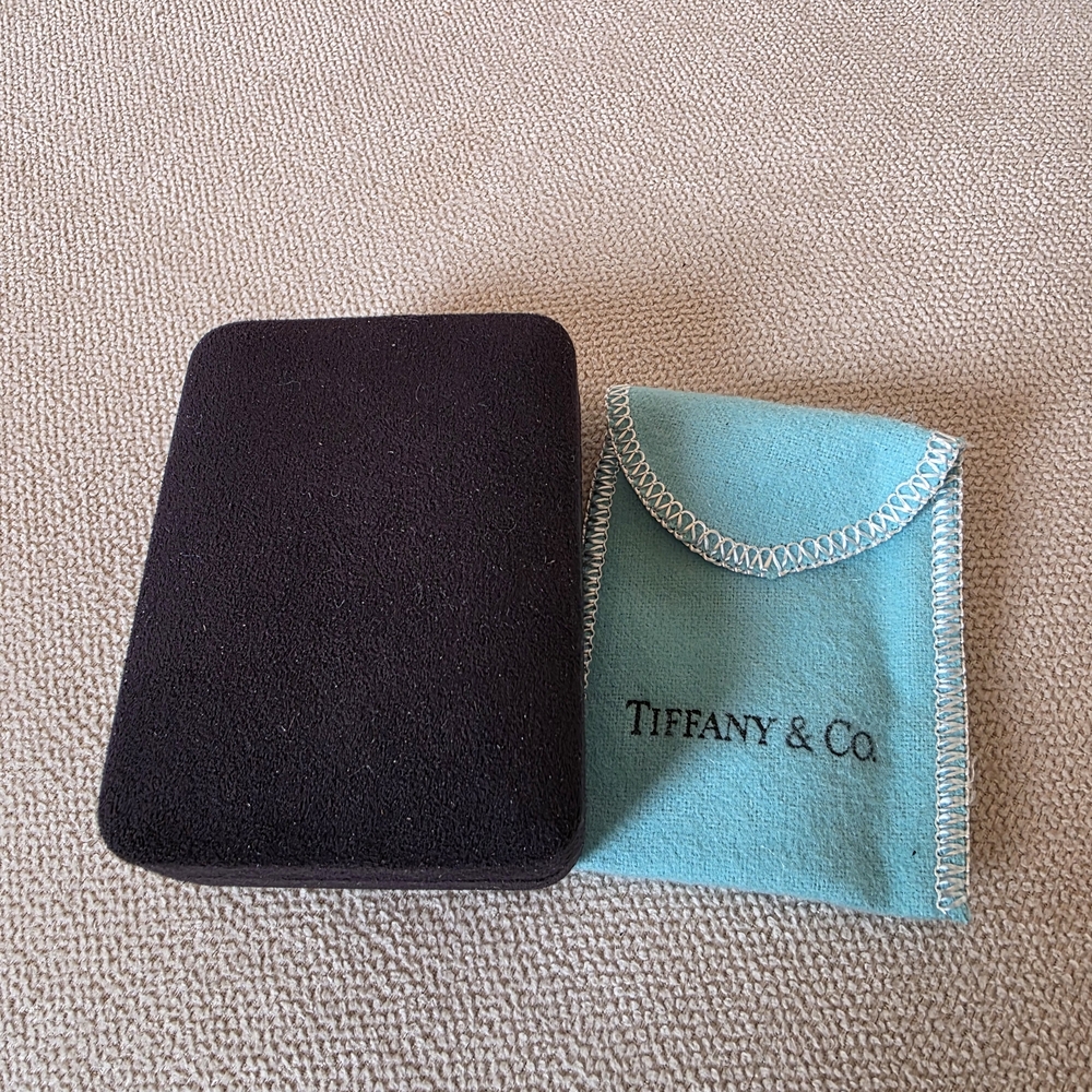 Tiffany & Co. Necklace Case Set w/ Box & Pouch - 2.25” x 3” - Picture 4 of 6